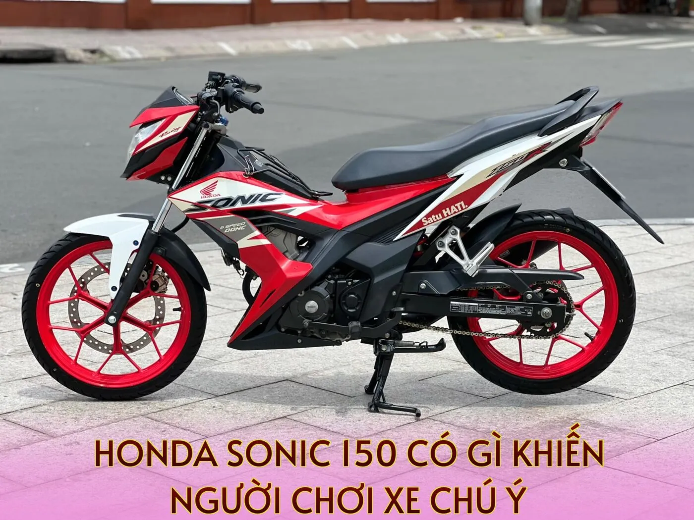 Honda Sonic 150 Có Gì Khiến Người Chơi Xe Chú Ý