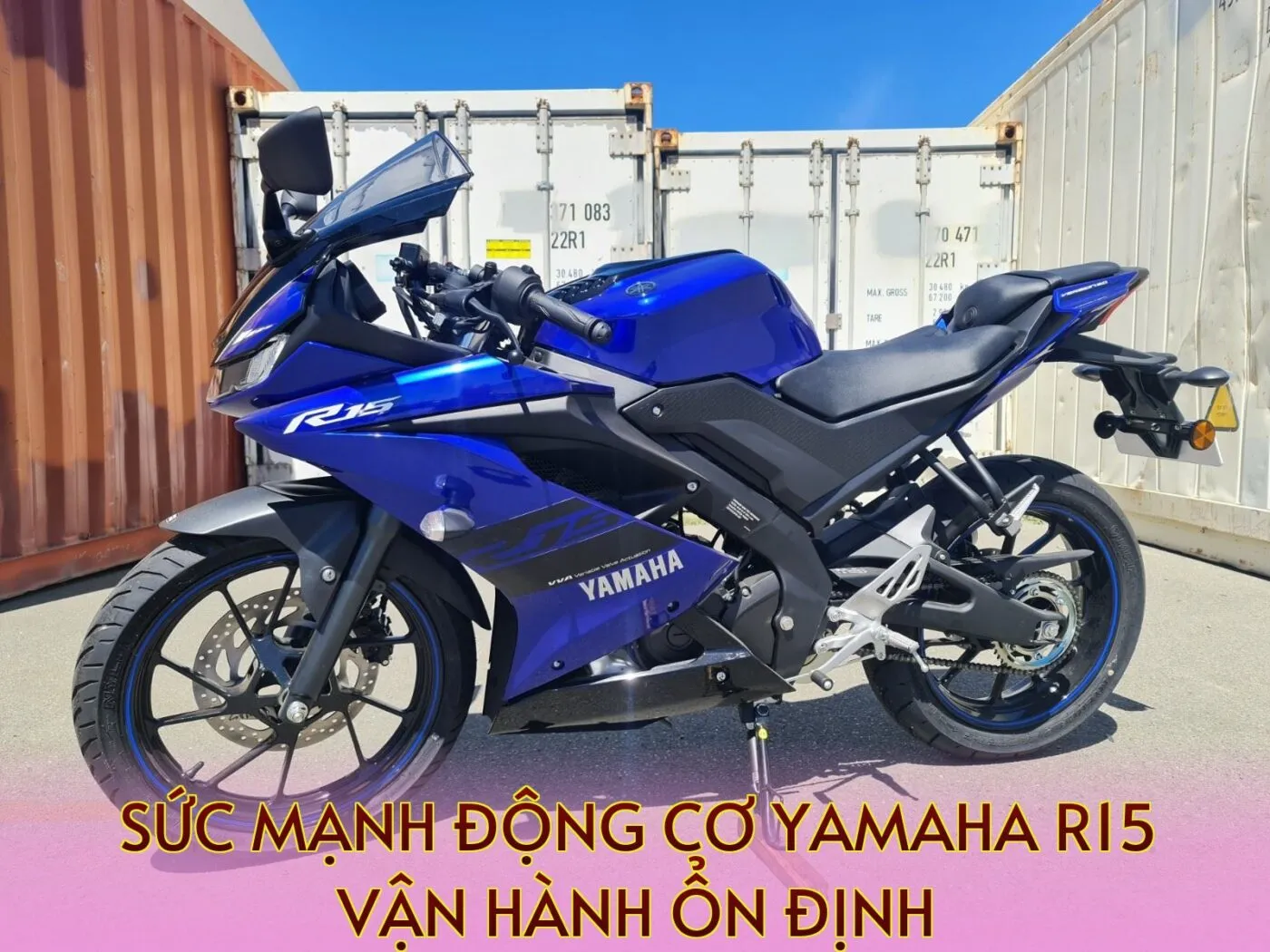 Sức mạnh động cơ Yamaha R15 vận hành ổn định