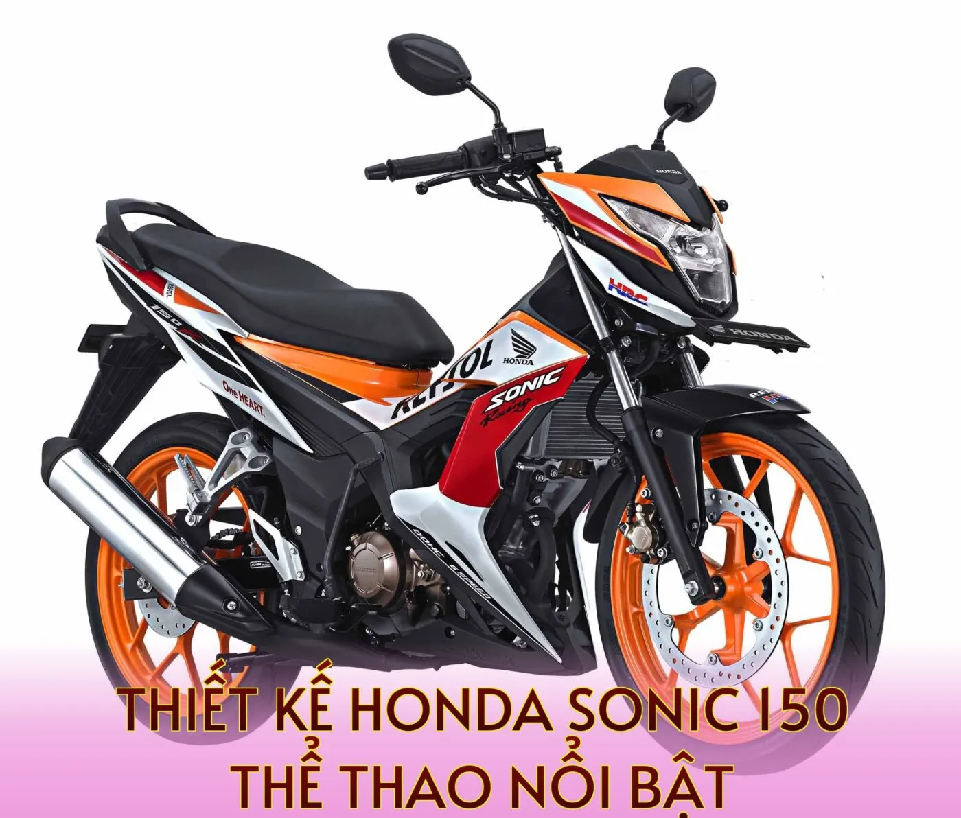 Thiết kế Honda Sonic 150 thể thao nổi bật