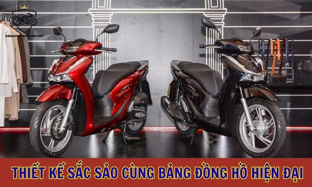 Thiết kế sắc sảo cùng bảng đồng hồ hiện đại
