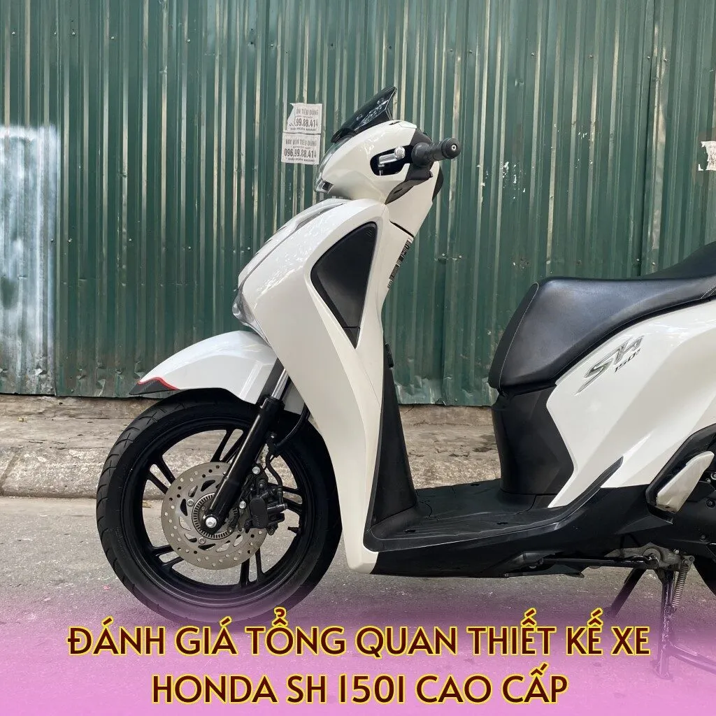 Đánh giá tổng quan thiết kế xe Honda SH 150i cao cấp
